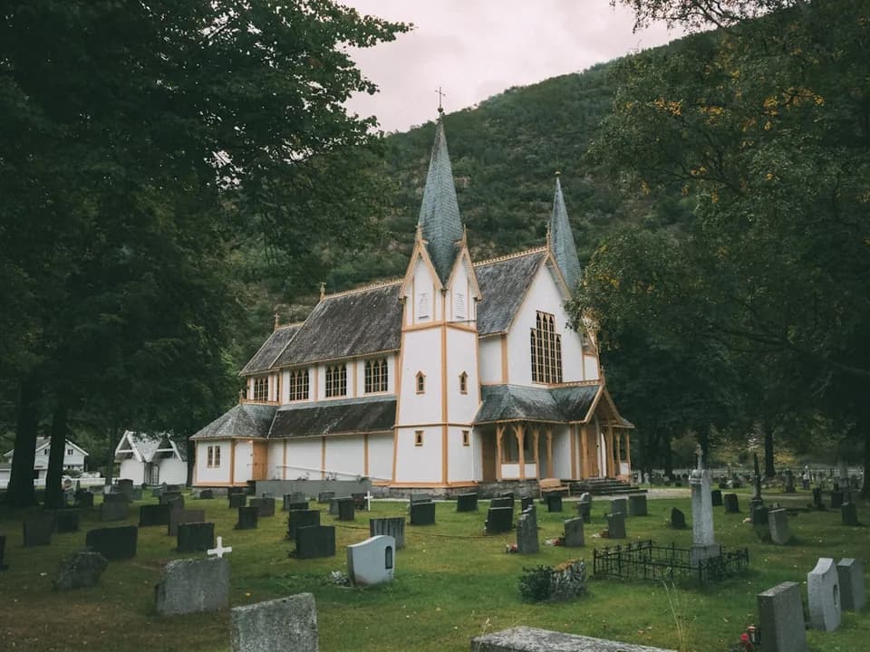 Lærdal – gamlebyen Gamle Lærdalsøyri i Sogn